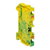 Клеммная колодка пружинная 4 Push-in земля | код PIT-4-pe | EKF