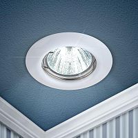 Светильник ST3 WH 50Вт MR16 12В точечный штампован. бел. | Код. C0043801 | ЭРА