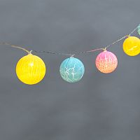 Гирлянда светодиодная Карамельки 1,5м, 10LED, прозрачный ПВХ, теплый белый, питание USB NEON-NIGHT | код 304-001 | NEON-NIGHT