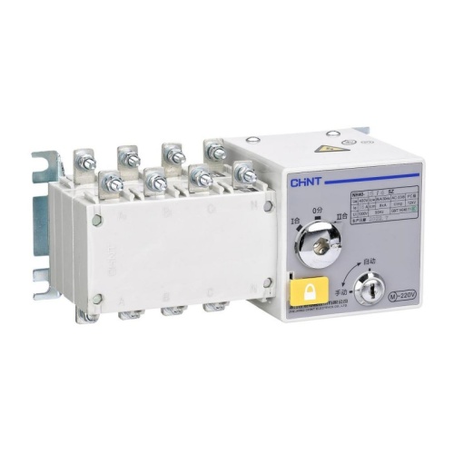 Рубильник реверсивный с блоком АВР с приоритетом первого ввода для дизель-генератора NH40-160/3SZ III, 4P ,160А (CHINT) | код 420113 | CHINT Рубильник реверсивный с блоком АВР с приоритетом первого ввода для дизель-генератора NH40-160/3SZ III, 4P ,160А (CHINT) | код 420113 | CHINT