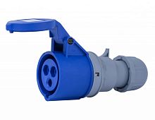 Розетка перен. 2Р+РЕ 32А 220В IP44 РП-103 | код 26131DEK | DEKraft