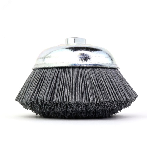 Щетка чашечная нейлоновая Д150xM14, ворс полимер-абразив P80 по дереву для УПМ УШМ (болгарка) (1-099) | код 613.196-7932 | OSBORN