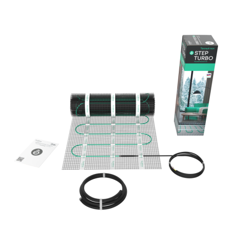 STEP TURBO Теплый пол/Мат нагревательный STM200010, 200 Вт/м2, 200 Вт, 1 м2 | код STM200010 | Systeme Electric фото 4