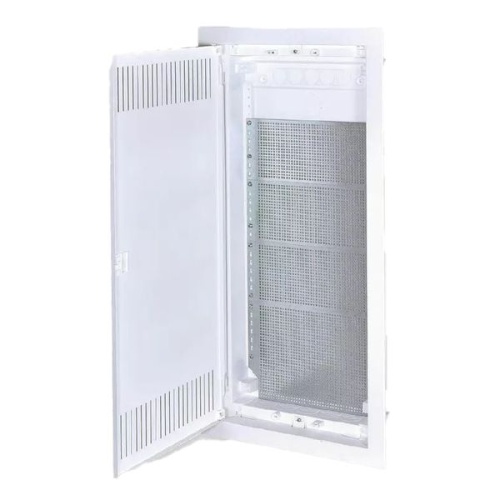 Встраиваемый слаботочный щит Nova 4 габарит с металлической перфорированной дверью IP40 EKF | код nv-mb-pmd-4 | EKF Встраиваемый слаботочный щит Nova 4 габарит с металлической перфорированной дверью IP40 EKF | код nv-mb-pmd-4 | EKF