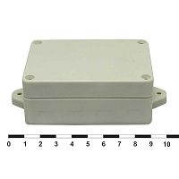 Корпус для РЭА пластиковый пылевлагонепроницаемый с фланцами RUICHI 11-36, 83x58x33 мм, настольный | код 79835 | Ruichi