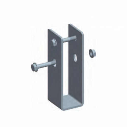 Фиксатор U-образный для алюминиевого лестничного лотка | код LAN-LTA-UTF | LANMASTER Фиксатор U-образный для алюминиевого лестничного лотка | код LAN-LTA-UTF | LANMASTER