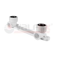 Комплект настенный для смесителя 25 х 1/2' ВР полипропиленовый PPR белый | код 10124025 | VALFEX