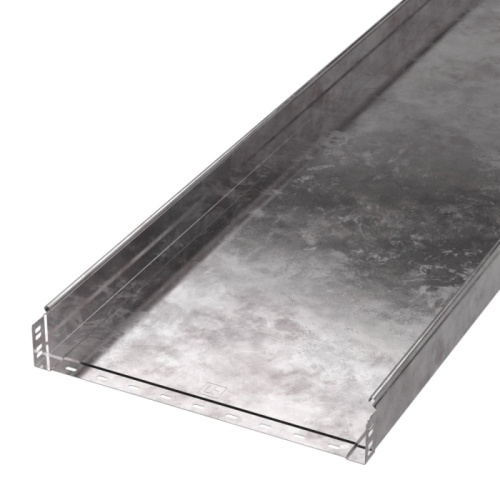 Лоток неперфорированный Стандарт 500х80х3000 (1,0 мм) (6 м/уп) Промрукав | код PR16.0062 | ПРОМРУКАВ