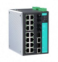 Коммутатор EDS-518A-MM-ST-T Ethernet switch, 6 10/100 BaseTx, 2 multi mode 100Fx with VALN,IGMP Snooping and QoS,t:-40/+75C | код 00-06004379 | MOXA