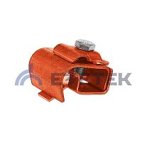 Держатель проводника круглого 8-10 мм для желоба водостока, медь | код 91080 | ЕЗЕТЕК