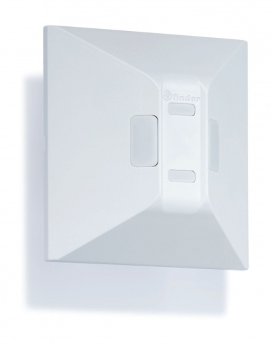 Детектор движения, широкая зона обнаружения, монтаж на стене, 1NO 10A (контакт без потенциала), питание 110…230В АC, степень защиты IP40 | код 186182300300 | FINDER