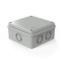 Коробка распределительная 40-0301 безгалогенная (HF) 100х100х50 б/г (60шт/кор) Промрукав | код 40-0301 | ПРОМРУКАВ