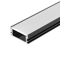 Профиль FLOOR60-H26-3000 ANOD BLACK (Arlight, Алюминий) | код 46414 | Arlight