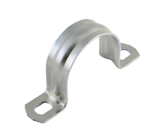 Скоба металлическая 2-х лапковая с внутр. d 25-26 мм (10 шт) TDM | код SQ0409-1017 | TDM