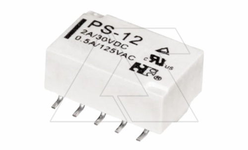 Реле PS-12, 2CO, 2A(30VDC)/0.5A(125VAC), AgPd/Au, 12VDC, SMD, для печатных плат, растр 2.54mm, IP67 | код PS12 | Forward Relay Реле PS-12, 2CO, 2A(30VDC)/0.5A(125VAC), AgPd/Au, 12VDC, SMD, для печатных плат, растр 2.54mm, IP67 | код PS12 | Forward Relay
