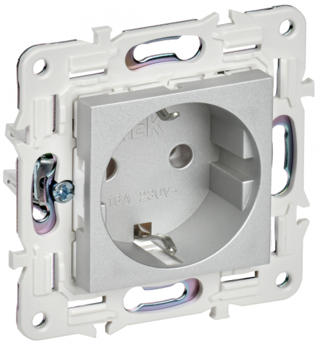 SKANDY Роз. с з/к без з/ш 16А SK-R05S сереб. IEK | код SK-R11-16-K23 | IEK