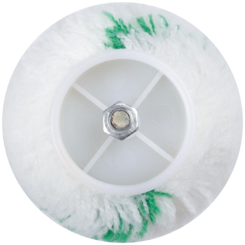 Валик полиакриловый с зел. полоской диам. 40/74мм ворс 16.8мм 230мм бел. FIT 01874 фото 4