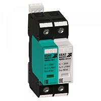 Ограничитель импульсных перенапряжений (УЗИП)  OptiDin OM-II-1+N-280/40 | код 114310 | КЭАЗ 