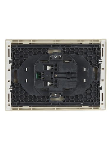 FORTE&PIANO Роз. 2-я с з/к з/ш б/к 16А FP423 ван. IEK | код FP-R24-16-1-K10 | IEK фото 2