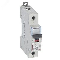 Выключатель автоматический однополюсный 40А С DX3 6kA/10kA | код 407674 | Legrand