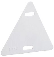 Бирка кабельная У-136 (треугольник 55х55х55мм² | код. UZMA-BIK-Y136-T | IEK