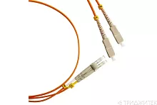 Патч-корд 2LC/PC-2LC/PC-MM50(OM3) 1м | код 09-0901 | SUPRLAN