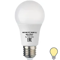 Лампа светодиодная LED 5Вт 3000K 430Лм E27 Шар | код. 88297795 | BELLIGHT