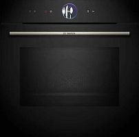 Духовой шкаф Электрический Bosch Serie 8 HMG776NB1 черный | код 2005700 | BOSCH