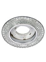 Светильник встраиваемый СВ 03-10 GX53 230В LED подсветка 5 Вт зеркальный/хром TDM | код SQ0359-0148 | TDM