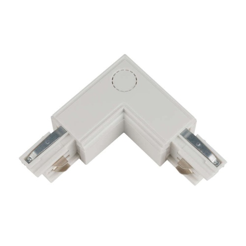 Соединитель для шинопроводов L-образный Внутренний Трехфазный белый UBX-A22 WHITE 1 POLYBAG | код 9765 | Uniel