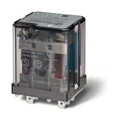 Силовое электромеханическое реле, монтаж в розетку или наконечники Faston 187 (4.8х0.5мм), 2CO 16A, контакты AgCdO, катушка 110В AC, степень защиты RTI, опции: кнопка тест + мех.индикатор | код 623281100040 | FINDER Силовое электромеханическое реле, монтаж в розетку или наконечники Faston 187 (4.8х0.5мм), 2CO 16A, контакты AgCdO, катушка 110В AC, степень защиты RTI, опции: кнопка тест + мех.индикатор | код 623281100040 | FINDER