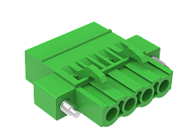 MC-RB5.08H04B Клемма MC, шаг 5.08мм, 4 конт., зел., шт | код MC-RB5.08H04B | SUPU