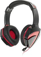 Наушники с микрофоном A4Tech Bloody G500 черный/красный 1.5м мониторные оголовье (A4TECH G500) | код 944729 | A4TECH