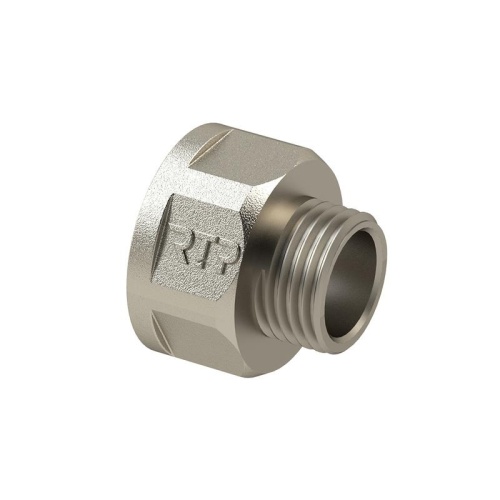 Переходник латунь внутр./наружн. резьба 2дюйм х1 1/4дюйм еврослот никель | код 40989 | RTP Переходник латунь внутр./наружн. резьба 2дюйм х1 1/4дюйм еврослот никель | код 40989 | RTP