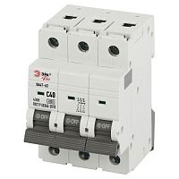 Выключатель автоматический 3п C 40А 6кА ВА47-63 PRO VA63-3P40C6 Эра Б0063172