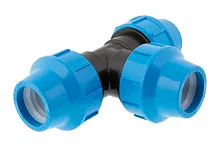 Тройник 40х40х40 для труб ПНД | код 9345 | Джилекс