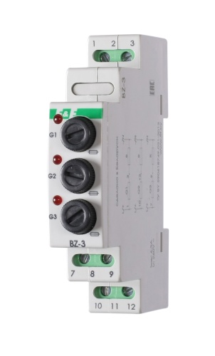 Блок защиты предохранительный BZ-3 | код EA09.001.003 | Евроавтоматика F&F