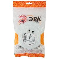 Удлинитель UR(6)-3-5m/УХ6-103 рулетка без заземл.,1300Вт, 3гн, 5м (5/20/600) UR(6)-3-5m | код Б0035762 | ЭРА