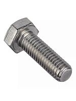 Болт DIN 933 М12х50 полная резьба шестигранная голова класс прочности 8.8 покрытие цинк | код. DIN933-М12х50-8.8 | Крепдил