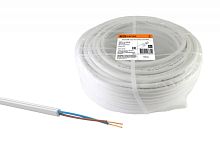 Провод ПВС 2х2.5 ГОСТ (бухта 100м) белый | код SQ0118-0036 | РЭМЗ ТМ