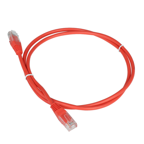 Патч-корд TWT UTP кат.5e, с заливными колпачками, 1.0 м, оранжевый | код TWT-45-45-1.0-OR | TWT