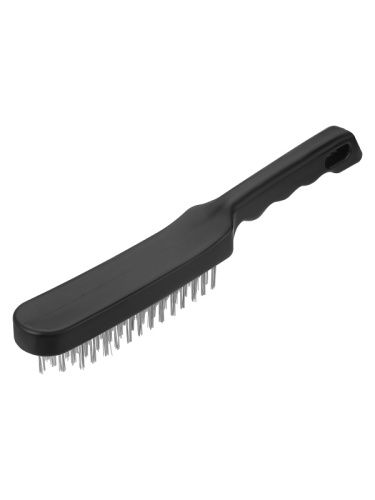 Щетка ручная, пластиковый корпус, 5-рядная, металлическая проволочная щетина, Рубин, TDM | код SQ1096-0103 | TDM