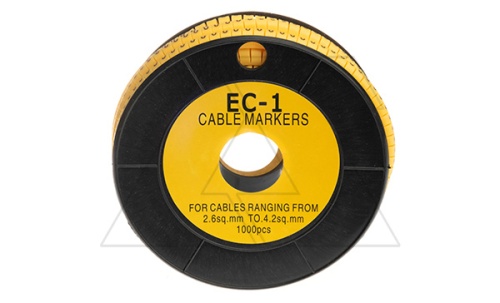 Маркер для проводов 2.5-4.0мм2 - B, 1000 шт. | код EC1_25_B | RCCN