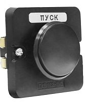 Пост управления кнопочный ПКЕ 122-1 У2, 10А, 660В, 1 элемент, чёрный гриб, в нишу, IP54, пост управления (ЭТ) | код ET519058 | Электротехник