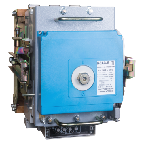 Выключатель автоматический ВА55-41-331870-630А-690AC-НР230AC/220DC-ПЭ230AC-УХЛ3 | код 291496 | КЭАЗ Выключатель автоматический ВА55-41-331870-630А-690AC-НР230AC/220DC-ПЭ230AC-УХЛ3 | код 291496 | КЭАЗ