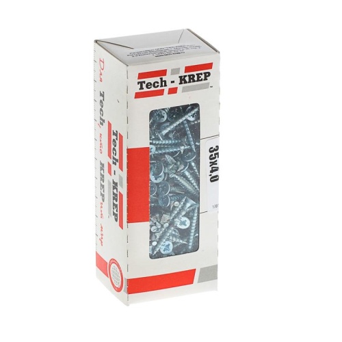 Саморез универсальный 35х4.0мм оцинк. (уп.200шт) | код 102181 | Tech-KREP