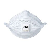 Полумаска противоаэрозольная фильтрующая с клапаном выдоха FFP3 NR D (50 ПДК). Р-р малый (упак) | код 7100088674 | 3М