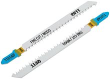 Полотно по дереву Bimetal остроконечные зубья 100/77/1.8мм (T101AIF) (уп.2шт) FIT 40900