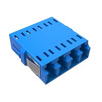 Адаптер LC/UPC-Quad, Senior/Senior, SC-footprint, ОS2, синий | код RNFA9UQLC | DKC