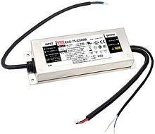 Источник питания AC-DC, 75Вт, IP67, вход 100…305В AC, 47…63Гц/142…431В DC, ККМ, выход 75…150В/500мА, изоляция 3750В AC, в кожухе 180х63х35.5, -40…+85С (корпус), потенциометр, димминг 3 в 1, с проводом заземления | код ELG-75-C500AB-3Y | Mea